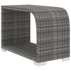 vidaXL 8 Piece Garden Lounge Set with Cushions Poly Rattan Grey