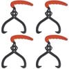 4 pcs Log Tongs with PVC Handle