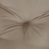 vidaXL Garden Bench Cushion Taupe 150x(50+50)x7cm Oxford Fabric