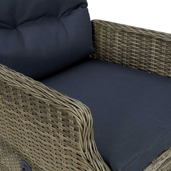 vidaXL 5 Piece Garden Dining Set Brown