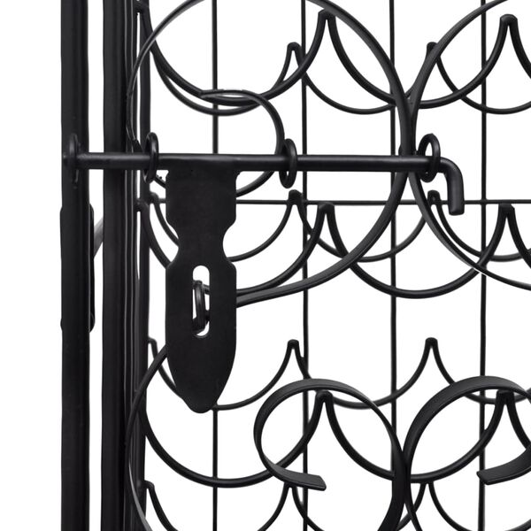 vidaXL Wine Rack for 35 Bottles Metal