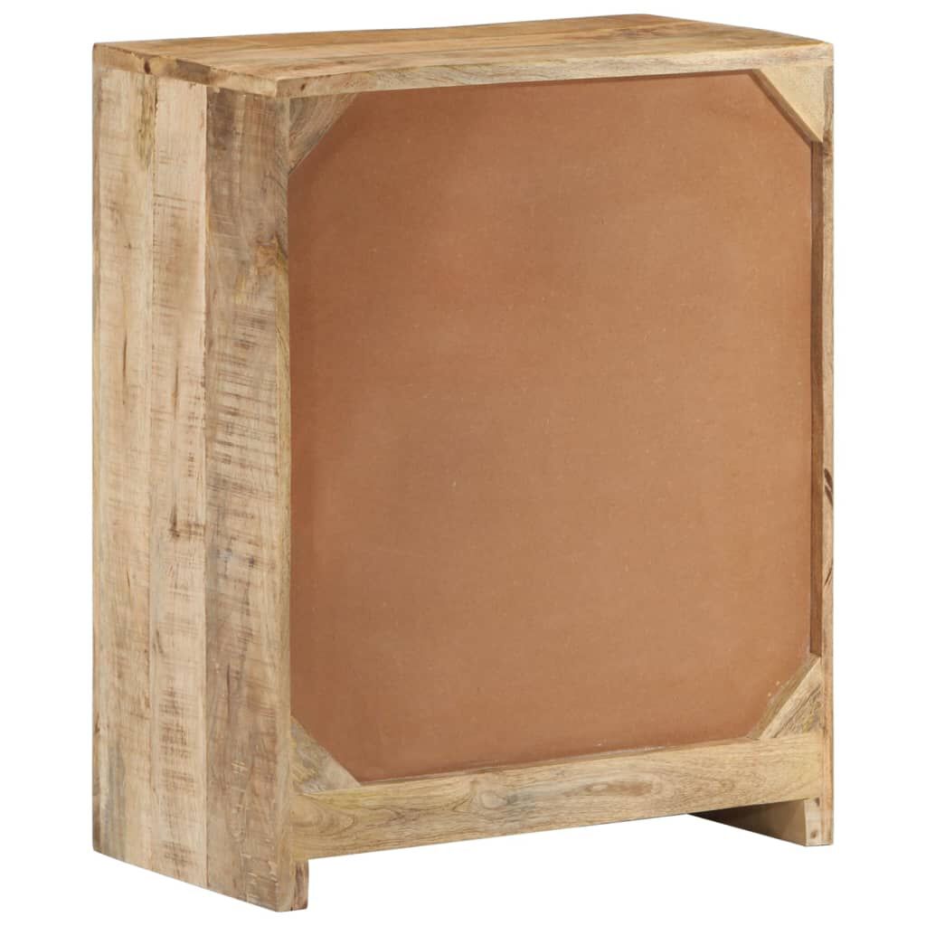 vidaXL Sideboard 59x33x75 cm Rough Mango Wood