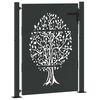 vidaXL Garden Gate 100x150 cm Corten Steel Tree Design