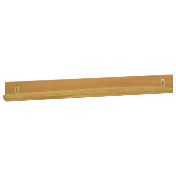vidaXL Wall Shelves 2 pcs 90x10x10 cm Solid Wood Teak