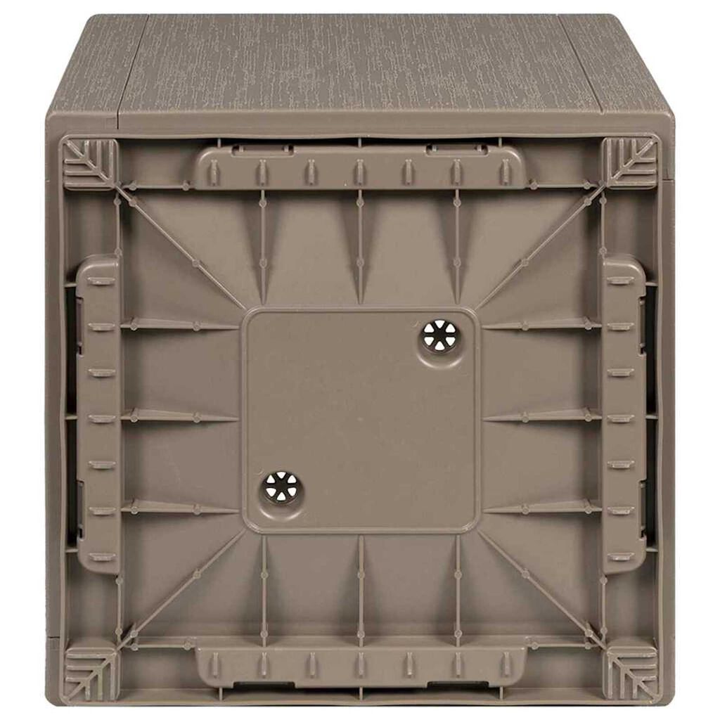 vidaXL Garden Planter Grey 36 x 36 x 35 cm Polypropylene