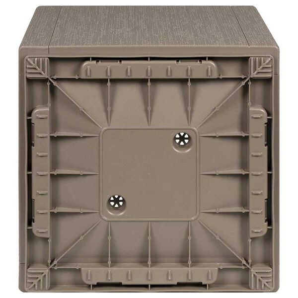 vidaXL Garden Planter Grey 36 x 36 x 35 cm Polypropylene