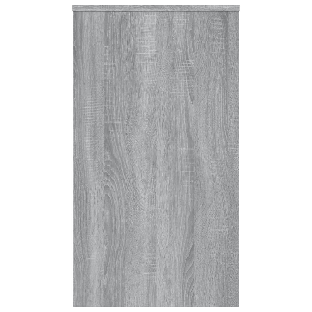 vidaXL Desk Grey Sonoma 90x40x72 cm Engineered Wood
