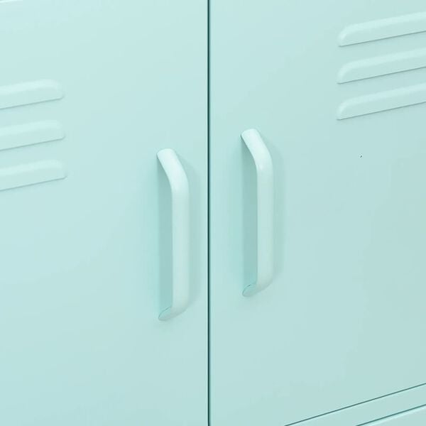 vidaXL Storage Cabinet Mint 80x35x101.5 cm Steel