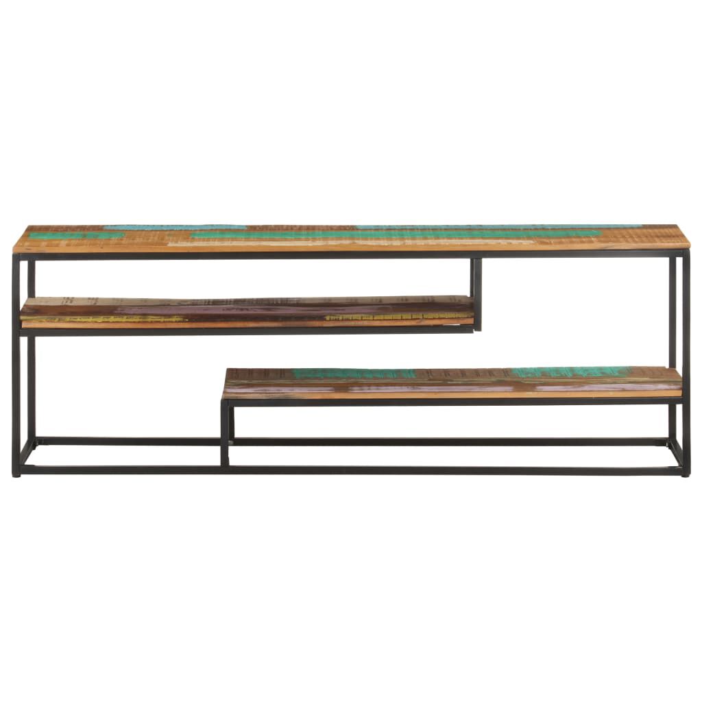 vidaXL TV Cabinet 130x30x45 cm Solid Reclaimed Wood