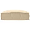 vidaXL Cushion Beige 50 x 50 x 12 cm Oxford Fabric