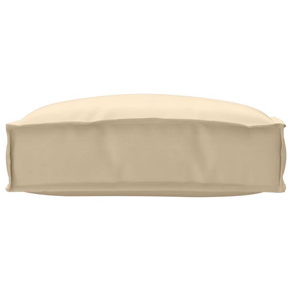 vidaXL Cushion Beige 50 x 50 x 12 cm Oxford Fabric