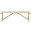 vidaXL Garden Bench 115 cm Solid Wood Fir