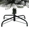 vidaXL Artificial Slim Christmas Tree with Flocked Snow 120 cm PVC&PE