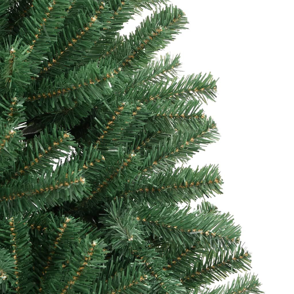 vidaXL Artificial Hinged Christmas Tree with Stand Green 120 cm