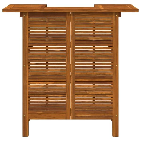 vidaXL Bar Table 110x50x105 cm Solid Acacia Wood
