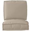 vidaXL Pallet Cushion Set 2 pcs Taupe Oxford Fabric