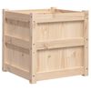 vidaXL Garden Planter 50x50x50 cm Solid Wood Pine