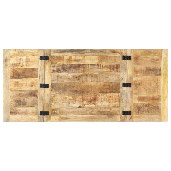vidaXL Extendable Coffee Table 160x70x45 cm Solid Mango Wood
