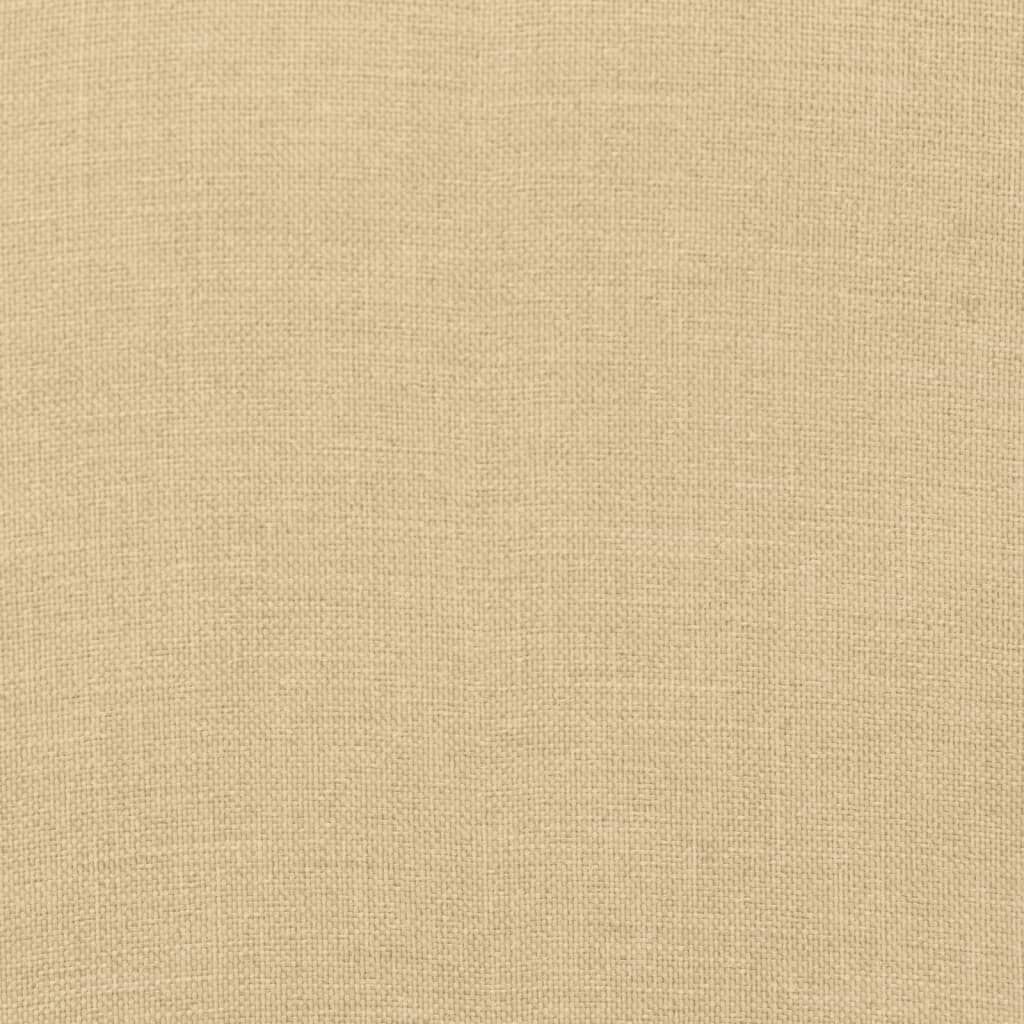 vidaXL Lowback Chair Cushions 2 pcs Melange Beige 100x50x4 cm Fabric