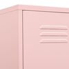 vidaXL Locker Cabinet Pink 35x46x180 cm Steel