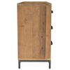 vidaXL Sideboard Brown 110x35x70 cm Solid Pinewood