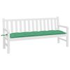 vidaXL Garden Bench Cushion Green 180x50x7 cm Oxford Fabric