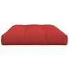 vidaXL Pallet Cushion Red 120x80x12 cm Fabric