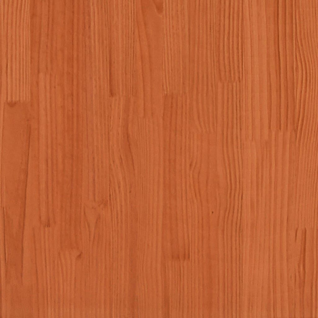 vidaXL Garden Planter Wax Brown 180x50x50 cm Solid Wood Pine