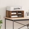vidaXL Printer Stand Old wood 49 x 40 x 22.5 cm Engineered wood