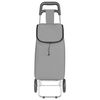vidaXL Shopping Trolley Folding Grey 35 x 28 x 92 cm Oxford fabric