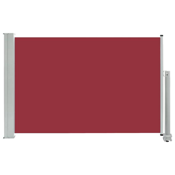 vidaXL Patio Retractable Side Awning 60x300 cm Red