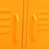 vidaXL TV Cabinet Mustard Yellow 105x35x50 cm Steel