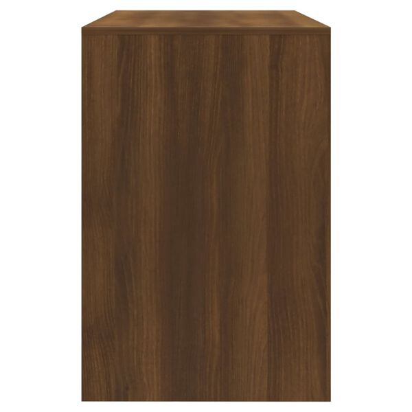 vidaXL 3 Piece Dining Set Brown Oak Engineered Wood