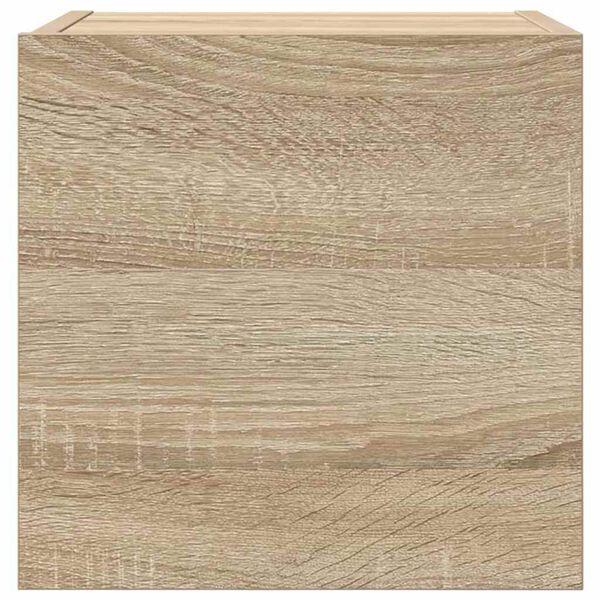vidaXL Wall Mounted TV Cabinet Sonoma Oak 30.5x30x30 cm