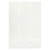 vidaXL 3-Panel Room Divider White 120x180 cm Steel