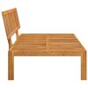 vidaXL Garden Pallet Middle Sofa Solid Wood Acacia