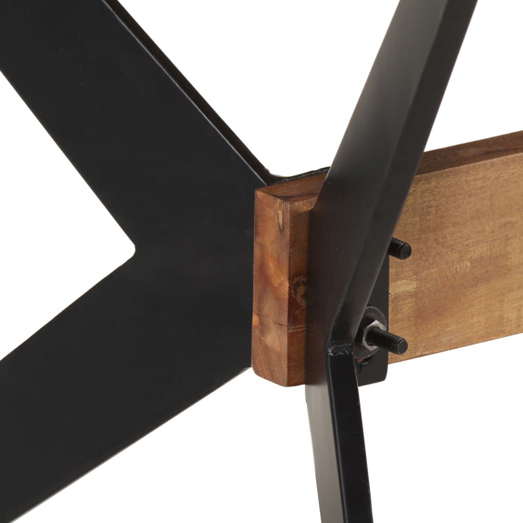 vidaXL Dining Table 180x90x76 cm Solid Mango Wood