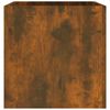 vidaXL Planter Box Smoked Oak 40x40x40 cm Engineered Wood