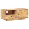 vidaXL TV Cabinet 90x30x35 cm Solid Mango Wood