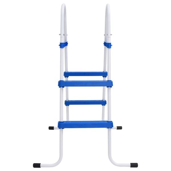 Steel Frame Pool Ladder Non-Slip Steps 84 cm