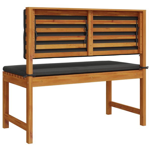 vidaXL Garden Bench Brown 100 x 50 x 91cm Solid Acacia wood