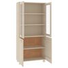 vidaXL Highboard HAMAR Solid Wood Pine Honey Brown