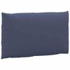 vidaXL Pallet Cushions 2 pcs Navy Blue Fabric