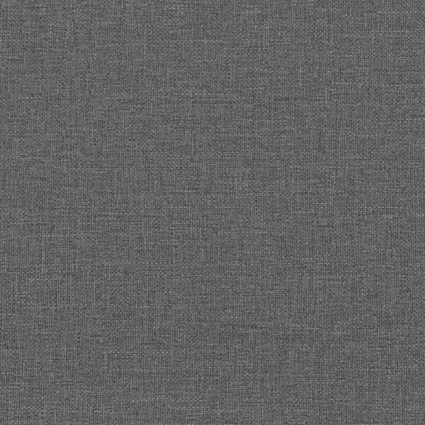 vidaXL Sofa 2-Seater Dark Grey Fabric