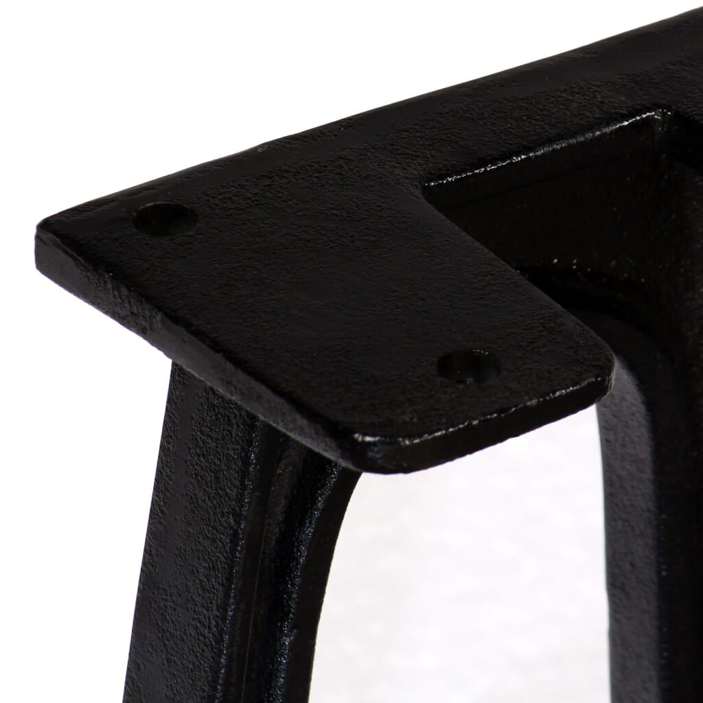vidaXL Bench Legs 2 pcs with Arched Base A-Frame Cast Iron