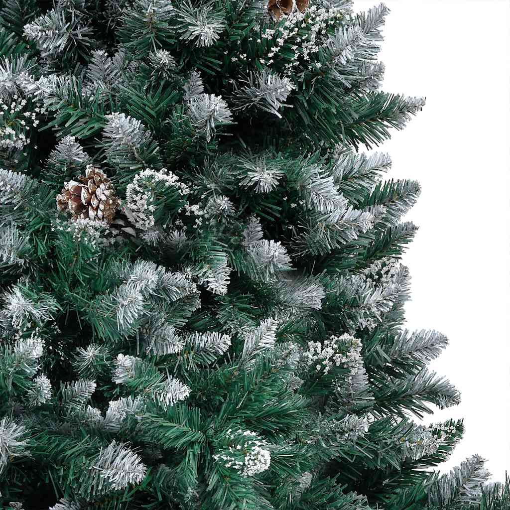 vidaXL Artificial Pre-lit Christmas Tree with Ball Set&Pinecones 240 cm