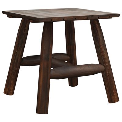 vidaXL Side Table 49x49x50 cm Solid Wood Spruce