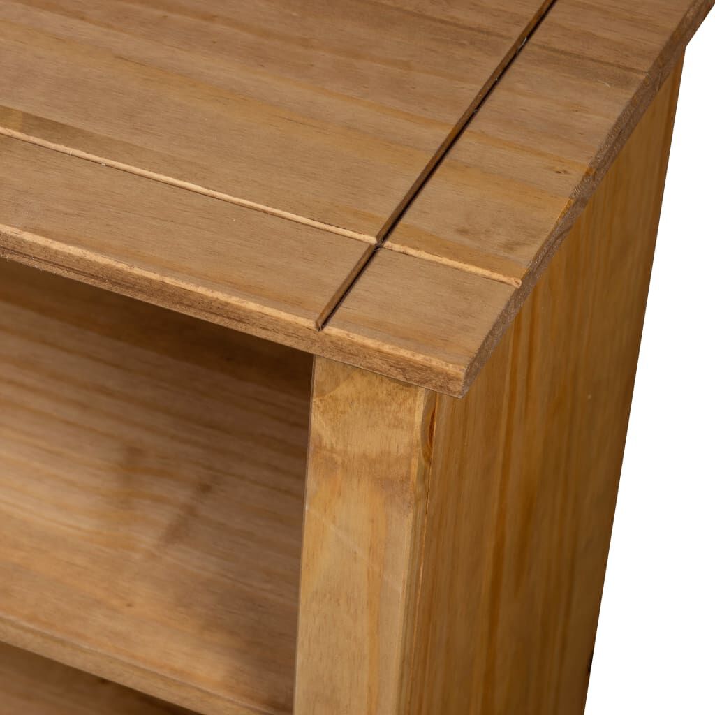 vidaXL Bookcase 80x35x110 cm Solid Pine Wood Panama Range