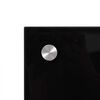 vidaXL Kitchen Backsplash Black 70 x 40 cm Tempered Glass