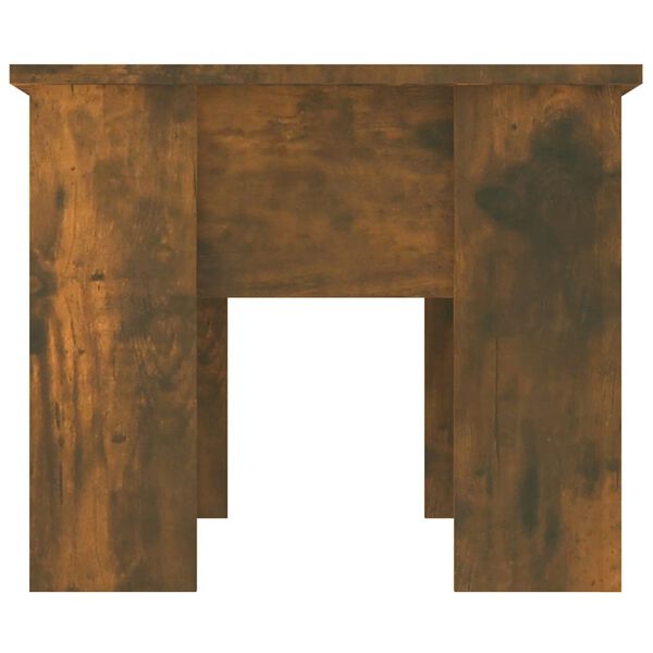 vidaXL Coffee Table Smoked Oak 79x49x41 cm Engineered Wood